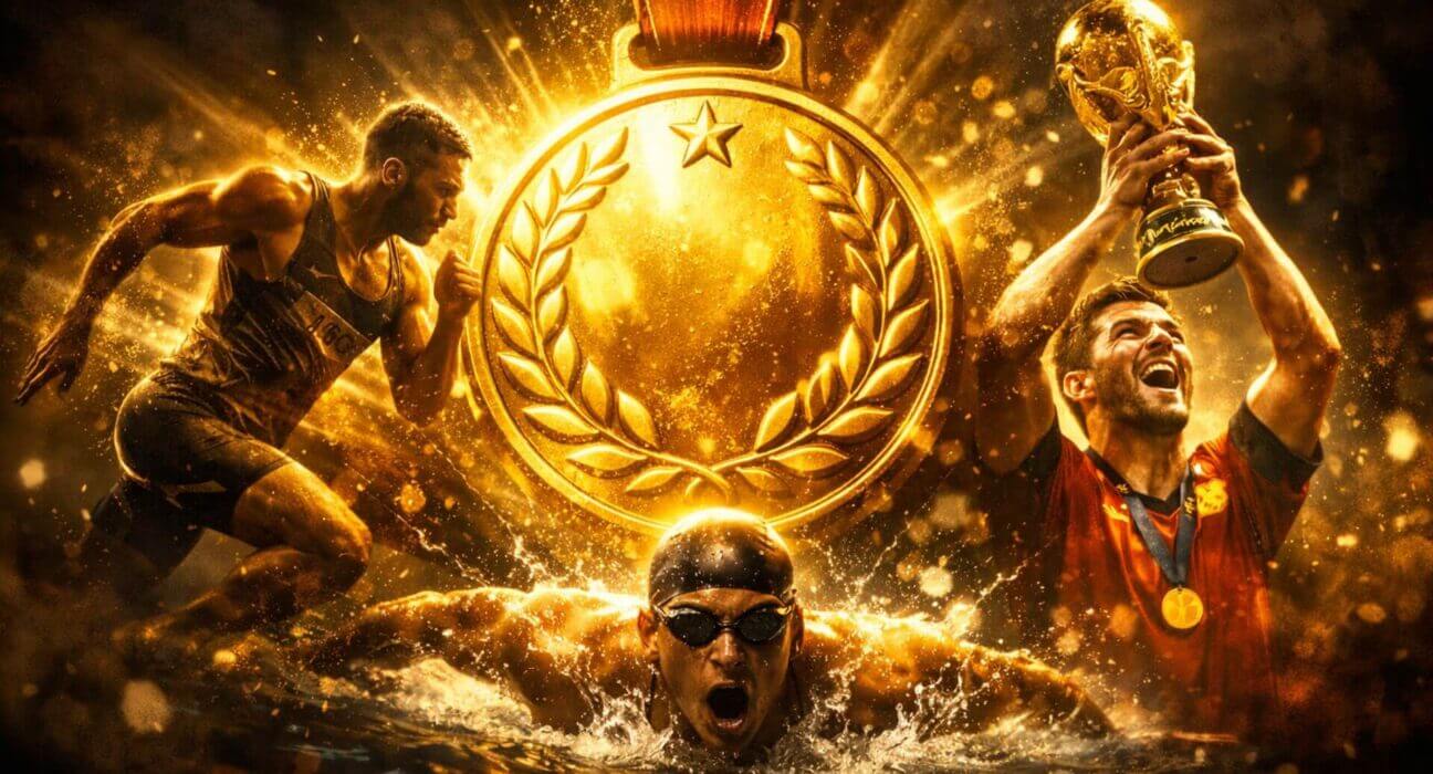 Gold und Sport: Das Metall, das Athleten zu Legenden macht