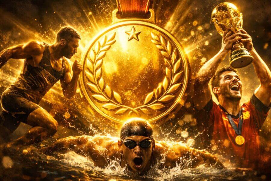 Gold und Sport: Das Metall, das Athleten zu Legenden macht