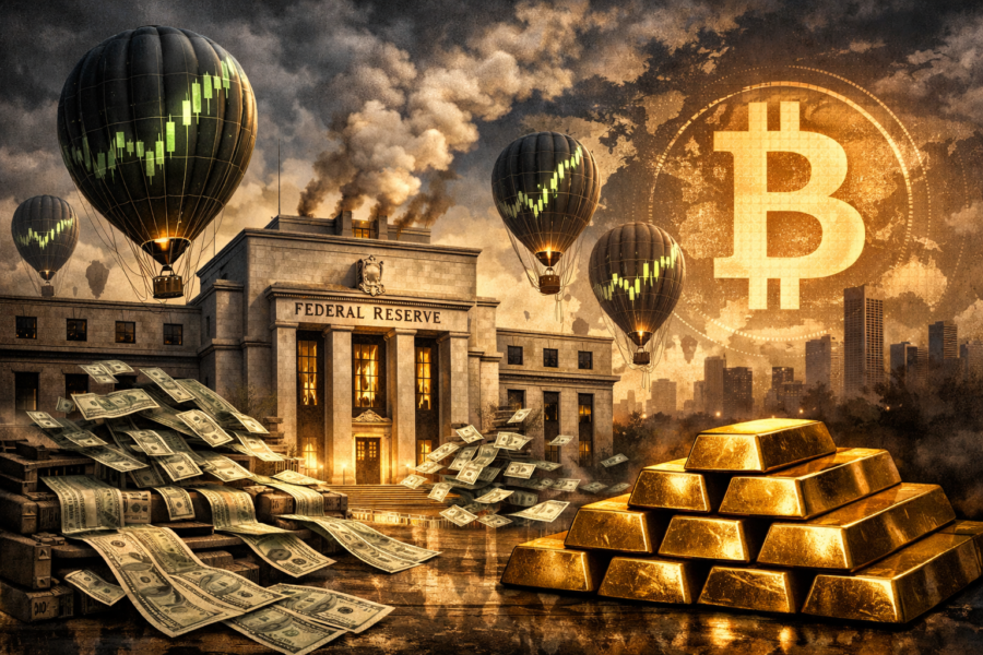 Gelddruck-Experimente