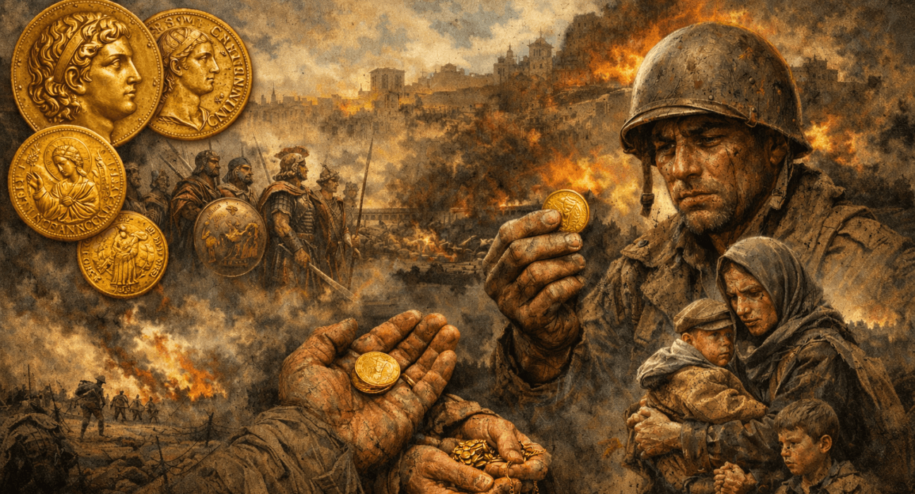 Gold in Kriegen und Krisen: Wie das Metall Imperien überstand