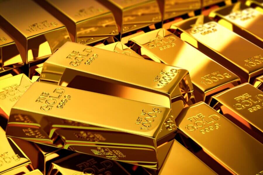 Stapel von 1000g Feingoldbarren – Goldpreisprognose und 50-Jahres-Ausblick auf Goldinvestitionen, KI-Auswirkungen und globale Wirtschaftsszenarien