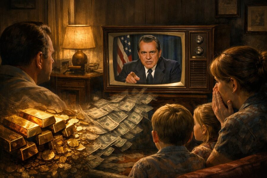 Nixon-Schock 1971: Der Tag, an dem der Dollar das Gold verließ und die Inflation begann